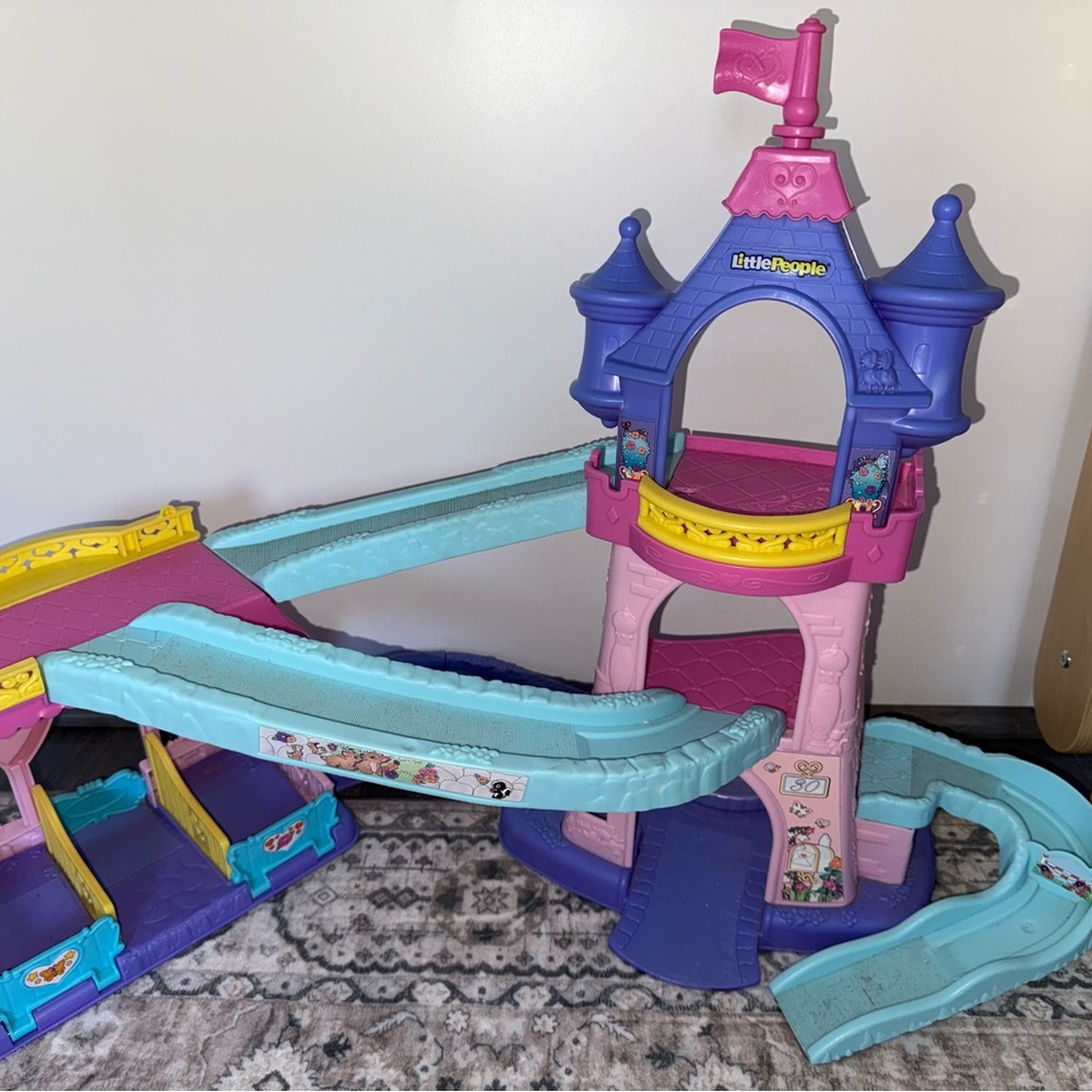 Fisher-Price Pink and Purple Castle Playset